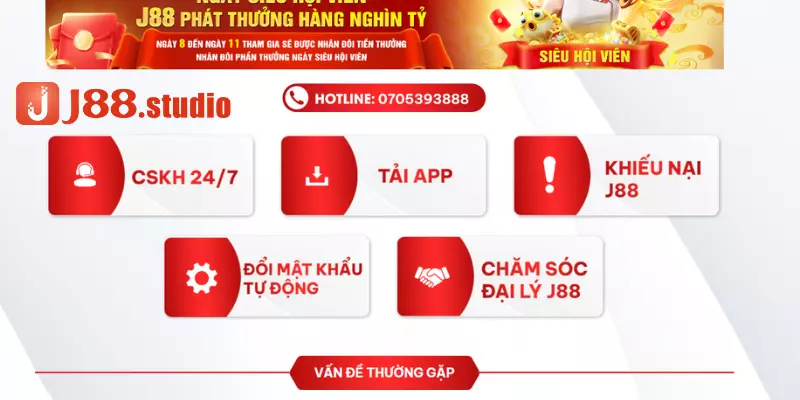 Vấn đề quan trọng khi đăng nhập vào J88